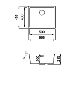 Elleci Sintesi 105 K86 inox tartozékokkal keratek mosogatótálca 