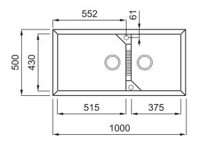 elleci tekno 490 g40 mosogatótálca