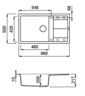 elleci unico 410 automata k96 keratek mosogatótálca 
