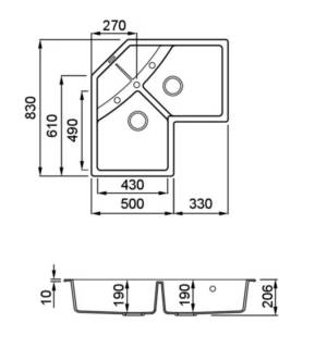 ELLECI Unico Corner képe.