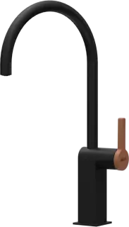 ELLECI - Csaptelep Baron matt fekete+K83 Clay