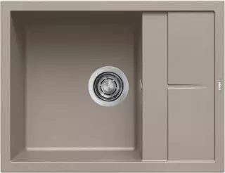 Elleci OUTLET - Mosogatótálca Unico 125 Granitek G43 Tortora - Szépséghibás termék!