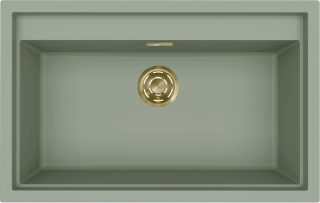 ELLECI - Mosogatótálca Sintesi 130 K82 Sage arany tartozékokkal