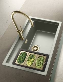 elleci sintesi 130 k82 arany tartozékokkal keratek mosogatótálca 