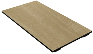 Elleci ATH010QU Vágódeszka csúsztatható HPL  - Quercia tölgy