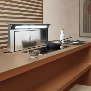 FALMEC - Páraelszívó DOWN DRAFT 90 (fekete) motor nélkül 