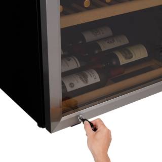 ferrara SW-180 SS fekete szabadonálló borhűtő