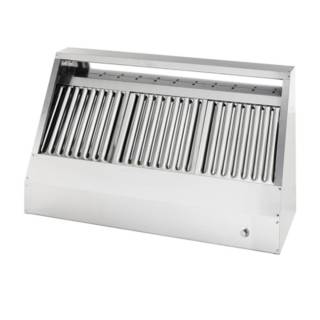 Gastro MK fali elszívó ernyő, labirint szűrőkkel, SNACK 1000x800x450 mm, olajleeresztővel