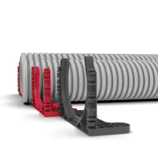 HEATPEX - Csőrögzítő - DN63 mm piros ARIA CONNECT (10 db) 