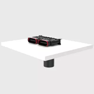 HEATPEX - Osztódoboz lapos csatornához 2xF (300x100 mm)