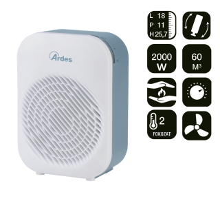 ARDES 4F14 Ventilátoros hősugárzó 2000 W 