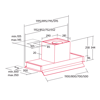 NODOR - Páraelszívó Norbreeze CROWN 120 NO DRIP SS inox + Mikro MW-5120