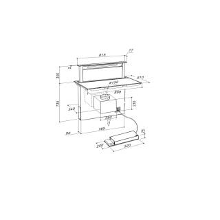 sirius s-ddh1 indukciós főzőlap beépített elszívóval