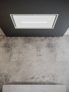 SIRIUS - Páraelszívó SLT-971 EM 90 cm H 160 TW fehér üveg + Mikro MW-5120