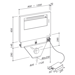 Sirius OUTLET - Páraelszívó S-DD7 EM 880 inox