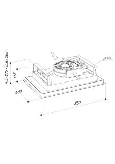 sirius slt-974 screen brushless tw wi-fi fehér elszívó