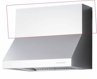 SIRIUS - Páraelszívó csőtakaró kürtő SL-109 TW 90 cm inox