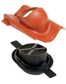 VILPE Vittinge 2K átvezető (1 hullámos), téglavörös - A készlet erejéig rendelhető!