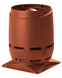 VILPE 250S 400x400-as FLOW tetőszellőző, téglavörös