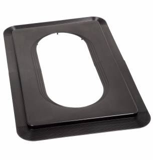 VILPE - Tömítő készlet kéményátvezetőkhöz (270-380 mm), fekete - A készlet erejéig rendelhető!