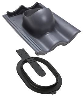 VILPE - Átvezető elem betoncserép CLICK - Szürke