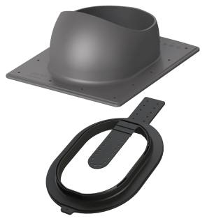 VILPE HYYGGE CLICK átvezető elem, antracit