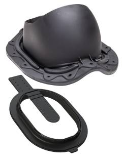 VILPE STEEL CLICK profilos átvezető elem, fekete