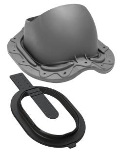 VILPE STEEL CLICK profilos átvezető elem, antracit