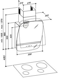 sirius sltc-90 fekete elszívó