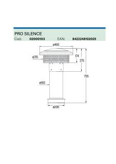 CATA - Páraelszívó külső motor PRO SILENCE