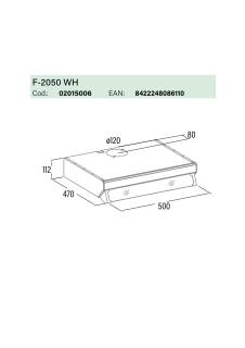 cata F-2050 wh/l fehér elszívó