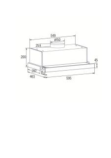cata tfb-5160 x inox  elszívó