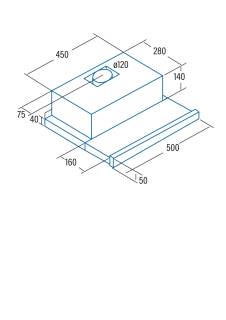 cata tf-5250 x/l inox elszívó