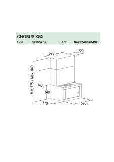 cata chorus xgx mikrohullámú sütő beépített elszívóval