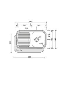 cata 02605100 mosogatótálca