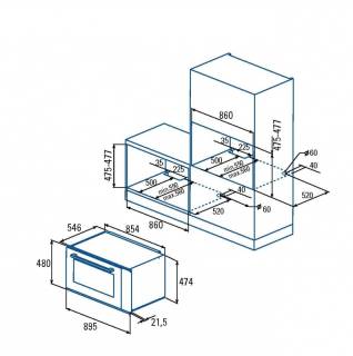 cata cmd-9208 bk fekete sütő