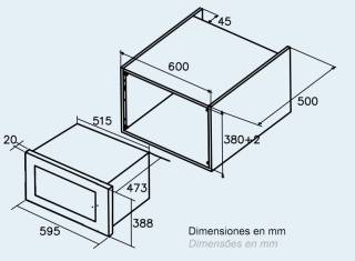 cata mc-25 d inox beépíthető mikrohullámú sütő