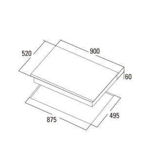 cata INSB-9012 fekete indukciós kerámialap