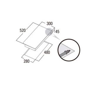 cata GI-3002 domino inox gázfőzőlap
