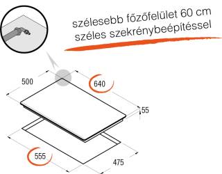 cata LCI-6031 wh fehér gázfőzőlap