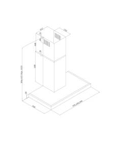 davoline square 90 fekete elszívó