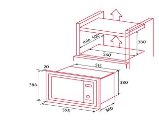 nodor 4053 fekete mikrohullámú sütő