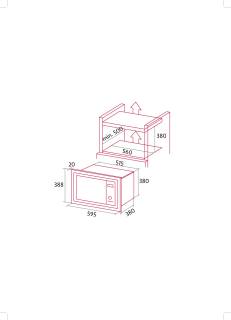 nodor norchef mw-24 dg cu fekete beépíthető mikrohullámú sütő