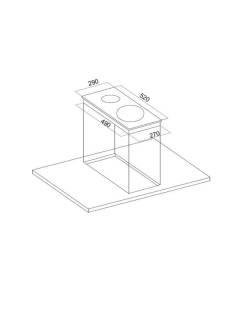 davoline DVC30T fekete kerámialap