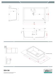 elleci zen 130 limited edition k82 keratek mosogatótálca 