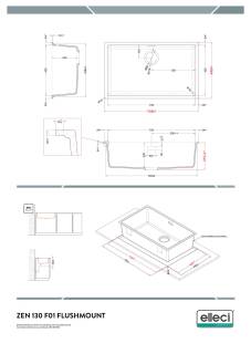 elleci zen 130-f k96 keratek mosogatótálca 
