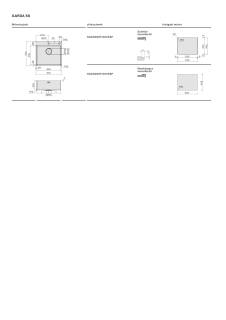 falmec garda 50 munkalapra és szintbe is szerelhető mosogatótálca