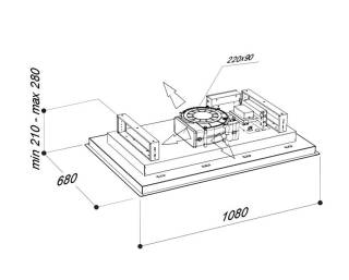 sirius slt-979 zendra brushless tw wi-fi fehér elszívó