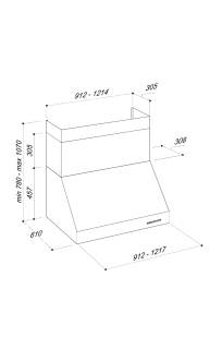 sirius sl-109 tw 90 inox elszívó