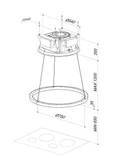 sirius slt-973 halo brushless wi-fi fekete elszívó